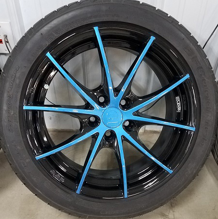 custom painted wheel | Bailey’s Auto Repair